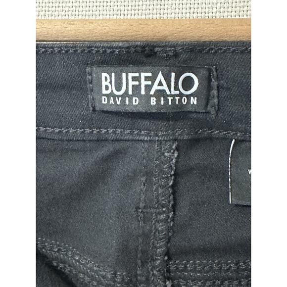 Buffalo David Bitton Black Pants Sz 16/36 Classic Preppy Closet Staple - Picture 7 of 16